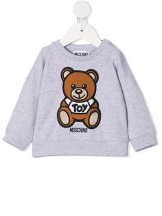 Moschino Kids джемпер с вышивкой Teddy Bear