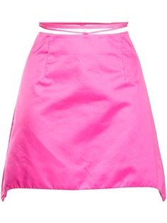 Helmut Lang юбка мини с запахом