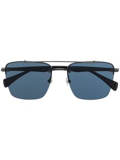 Yohji Yamamoto солнцезащитные очки в квадратной оправе