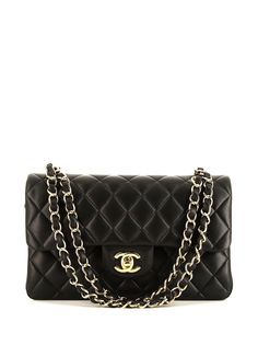 Chanel Pre-Owned стеганая сумка на плечо Timeless