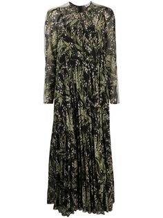 RED Valentino платье миди с цветочным кружевом