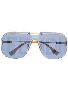 Fendi Eyewear солнцезащитные очки с логотипом