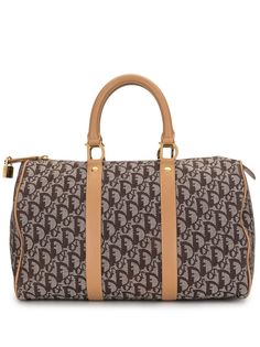 Christian Dior дорожная сумка pre-owned с узором Trotter