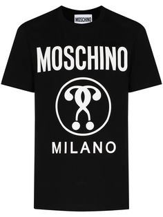 Moschino футболка Double Question Mark