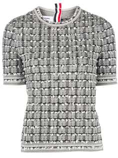 Thom Browne футболка в клетку Windowpane