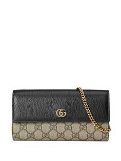 Gucci кошелек GG Marmont на цепочке