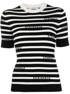 MSGM топ вязки интарсия с узором