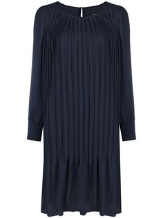 Luisa Cerano платье-трапеция с плиссировкой