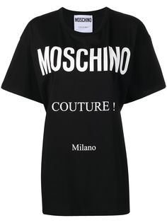 Moschino футболка с принтом Moschino Couture! Milano