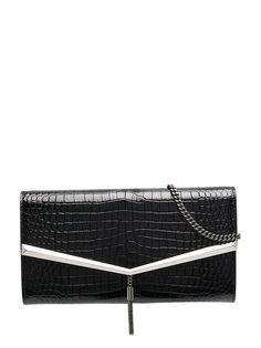 Jimmy Choo клатч Elish с тиснением под кожу крокодила