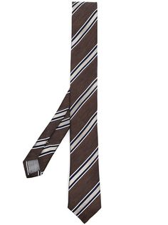 Eleventy галстук в диагональную полоску