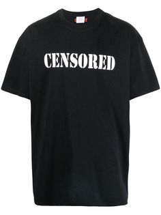 Vetements футболка с принтом Censored