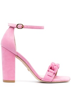 Stuart Weitzman бархатные босоножки