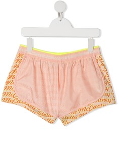 Stella McCartney Kids спортивные шорты с логотипом