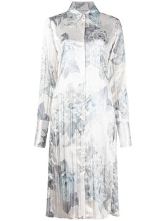 Acne Studios платье-рубашка с цветочным принтом