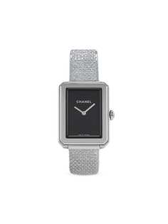 Chanel Pre-Owned наручные часы Boyfriend Tweed pre-owned 22.5 мм 2014-го года