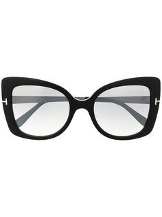 TOM FORD Eyewear солнцезащитные очки в оправе бабочка