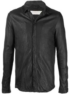Giorgio Brato куртка-рубашка с перфорацией