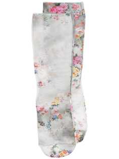 MSGM сетчатые носки с цветочным узором