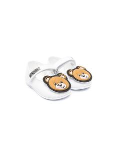 Moschino Kids балетки с узором
