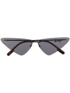 Kenzo солнцезащитные очки в треугольной оправе