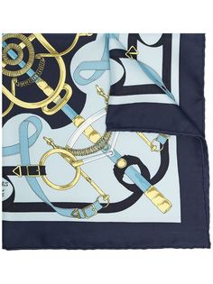 Hermès платок pre-owned с принтом Eperon Hermes