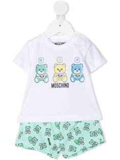 Moschino Kids костюм-двойка с футболкой