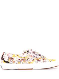 Superga кеды с эффектом разбрызганной краски