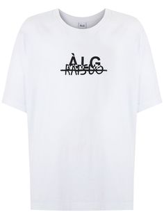 Àlg футболка с короткими рукавами и логотипом