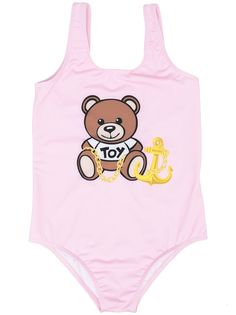 Moschino Kids купальник с принтом Teddy Bear