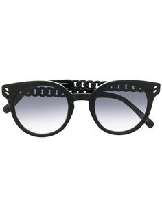 Stella McCartney Eyewear солнцезащитные очки с цепочными дужками