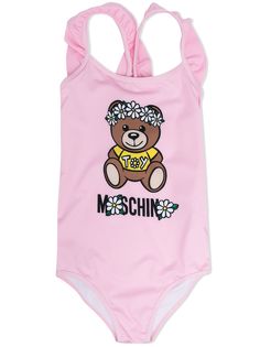 Moschino Kids купальник с принтом Teddy Bear