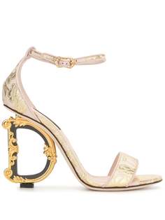 Dolce & Gabbana босоножки на скульптурном каблуке DG