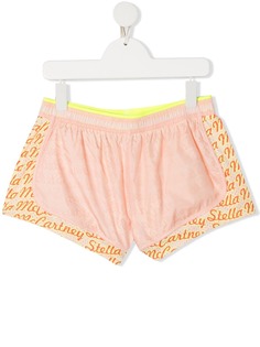 Stella McCartney Kids спортивные шорты с логотипом