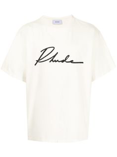 Rhude футболка с логотипом