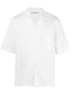 Acne Studios полосатая рубашка с нагрудным карманом