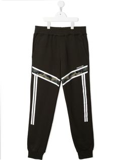 Neil Barrett Kids спортивные брюки с логотипом