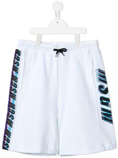 MSGM Kids спортивные шорты с логотипом
