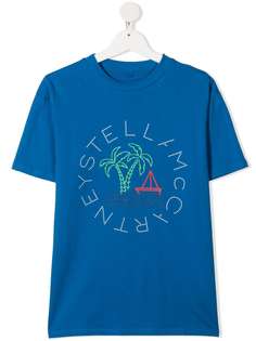 Stella McCartney Kids футболка с круглым вырезом и принтом
