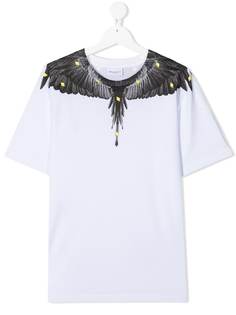 Marcelo Burlon County Of Milan Kids футболка с принтом Wings