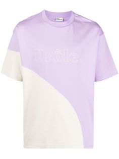 Drôle De Monsieur футболка с вышитым логотипом