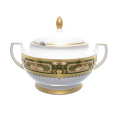 Супник donna green gold (falkenporzellan) зеленый