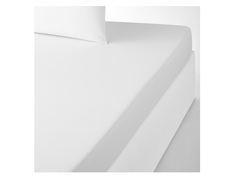Натяжная простыня scenario (laredoute) белый 120x190 см.
