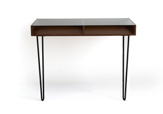 Письменный стол watford (laredoute) коричневый 100x76x50 см.
