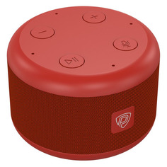 Умная колонка Prestigio SmartVoice, 3Вт, с голосовым помощником Маруся, красный / бордовый [pss105m_rd]