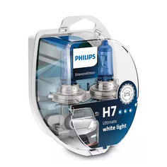 Лампа автомобильная галогенная Philips 12972DVS2, H7, 12В, 55Вт, 2шт