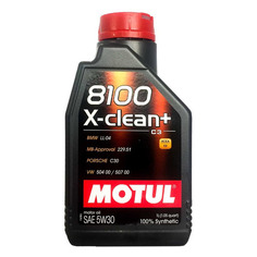 Моторное масло MOTUL 8100 X-clean + 5W-30 1л. синтетическое [106376]