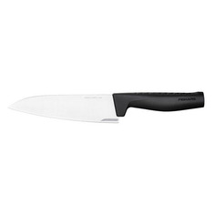 Нож кухонный Fiskars Hard Edge, разделочный, 172мм, заточка прямая, стальной, черный [1051748]