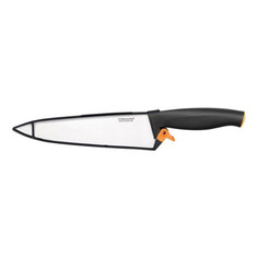 Нож кухонный Fiskars 1014197 стальной универсальный лезв.200мм прямая заточка черный