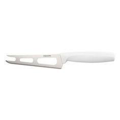 Нож Fiskars 1015987, для сыра, заточка прямая, стальной, белый